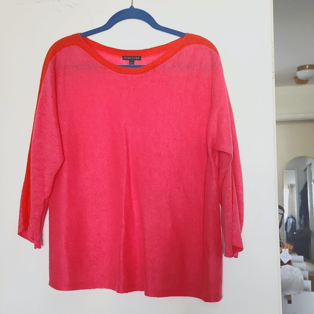 Eileen Fisher 3/4 sleeve sweater